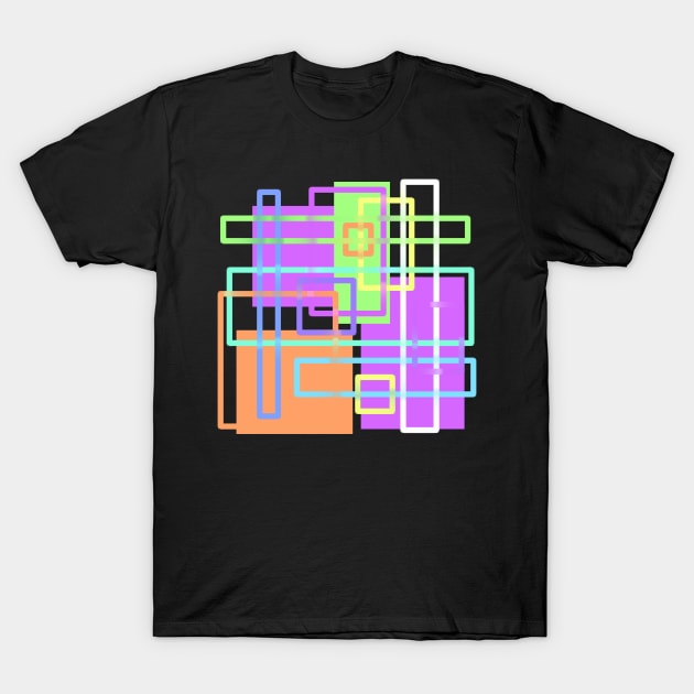 Geometric Composition T-Shirt by tanyazevallos